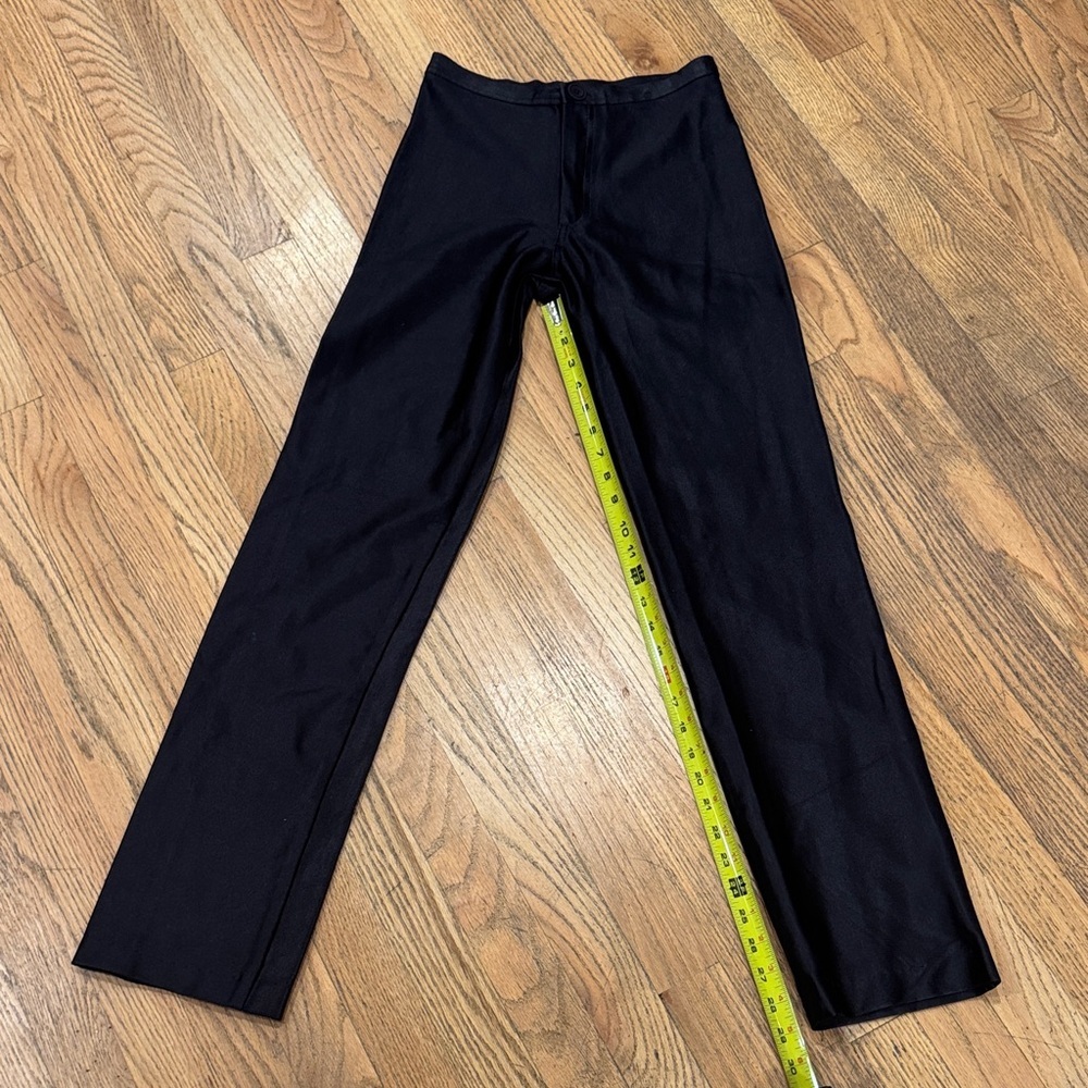 Vintage Frederick's of Hollywood Women's Black Straight Leg Pants - Picture 6 of 14